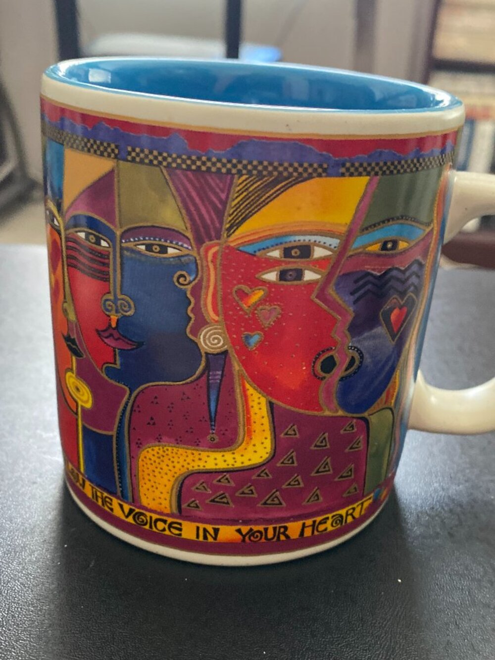Laurel Birch 2004 "Follow Your Voice" Wine Things Unlimtd, Sonoma CA Ceramic Mug